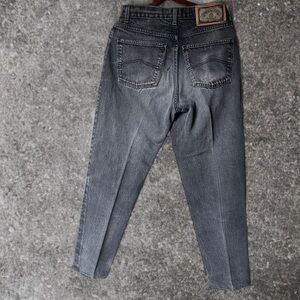 Vintage 90’s Armani Jeans Black Acid Wash Denim 31x32 Made in USA Y2K